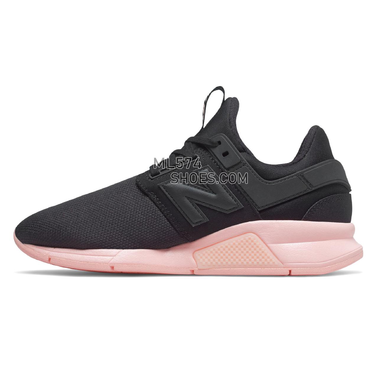 New Balance 247 - Women's 247 - Classic Black with Himalayan Pink - WS247OA