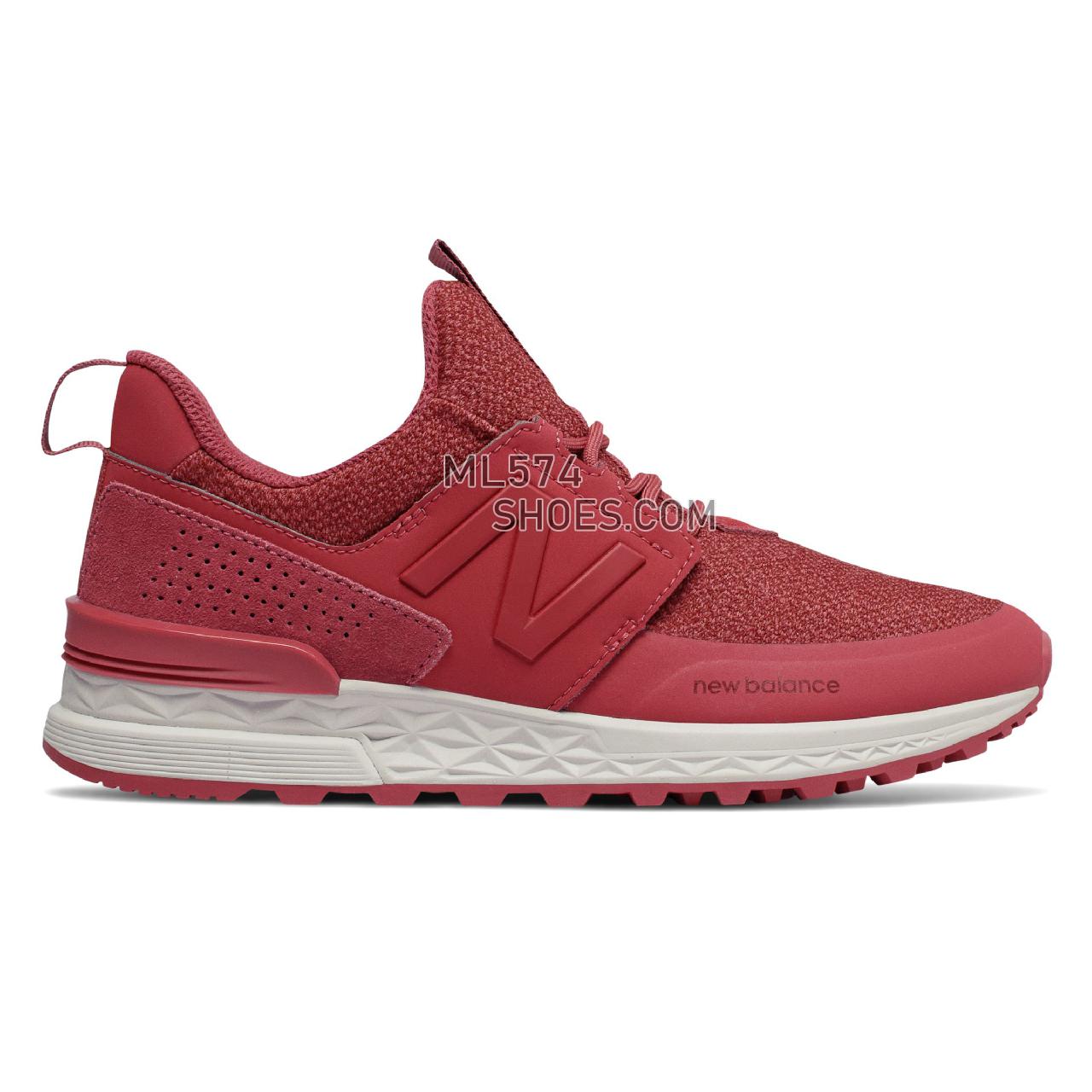 New Balance 574 Sport - Women's 574 - Classic Earth Red - WS574DTG
