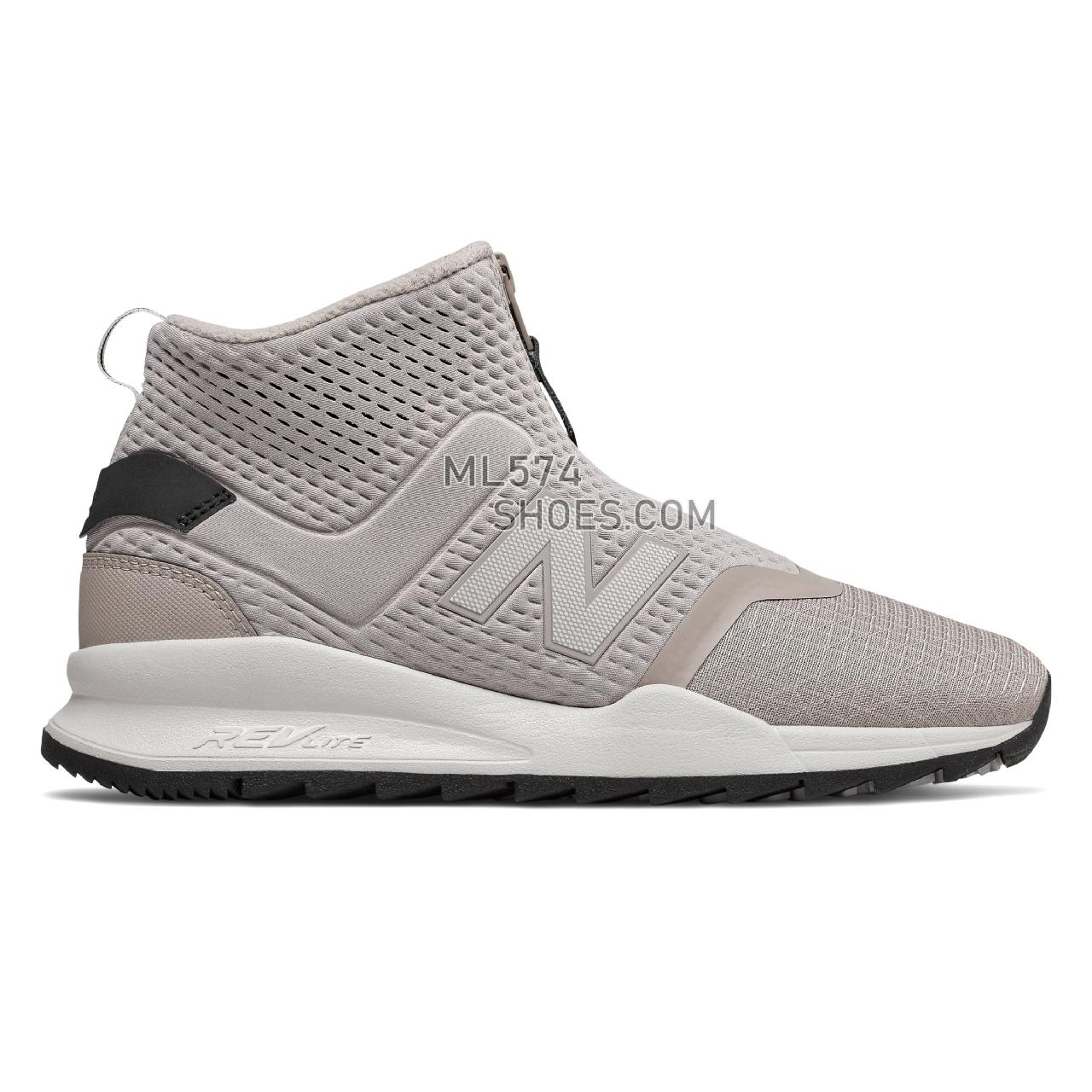 New Balance 247 Mid - Women's 247 - Classic Flat White with Black - WS247MCB