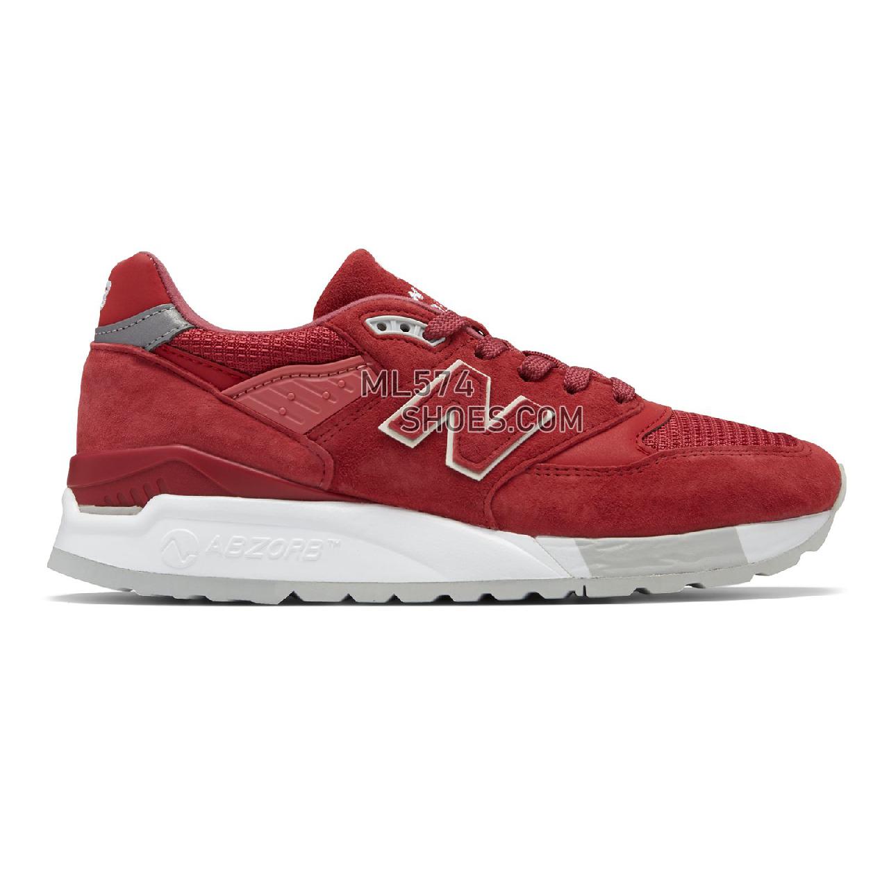 New Balance 998 Made in US - Women's 998 - Classic Red with White - W998RBE