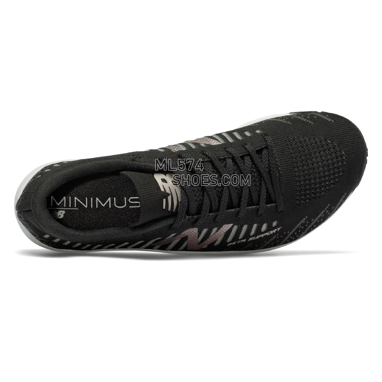 New Balance Minimus 20v7 Trainer - Women's 20 - X-training Black with Phantom and Champagne - WX20BP7