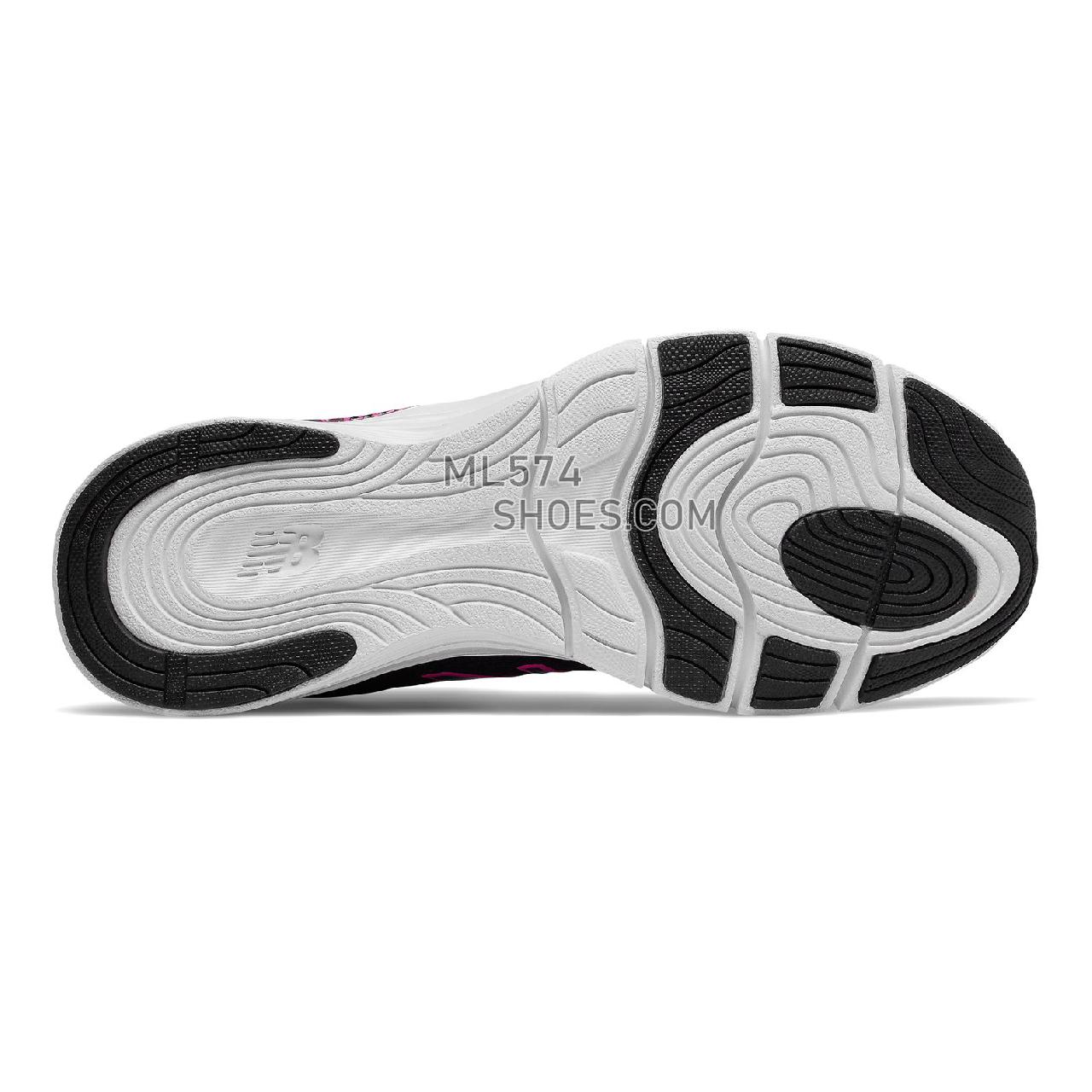 New Balance Pink Ribbon 711v3 Mesh Trainer - Women's 711 - X-training Black with Komen Pink - WX711KA3