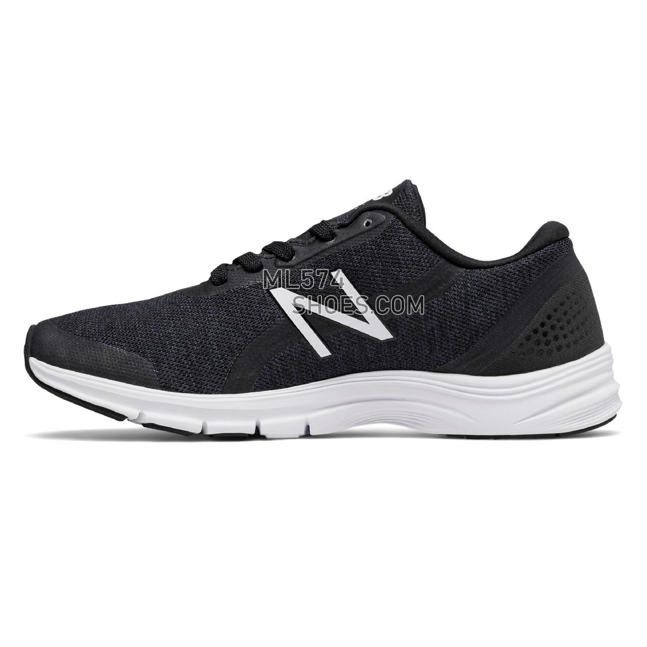 New Balance 711v3 Heathered Trainer - Women's 711 - X-training Black with White - WX711BH3