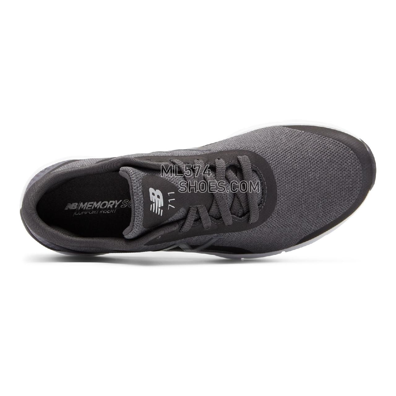 New Balance 711v3 Heathered Trainer - Women's 711 - X-training Charcoal with Silver - WX711CM3