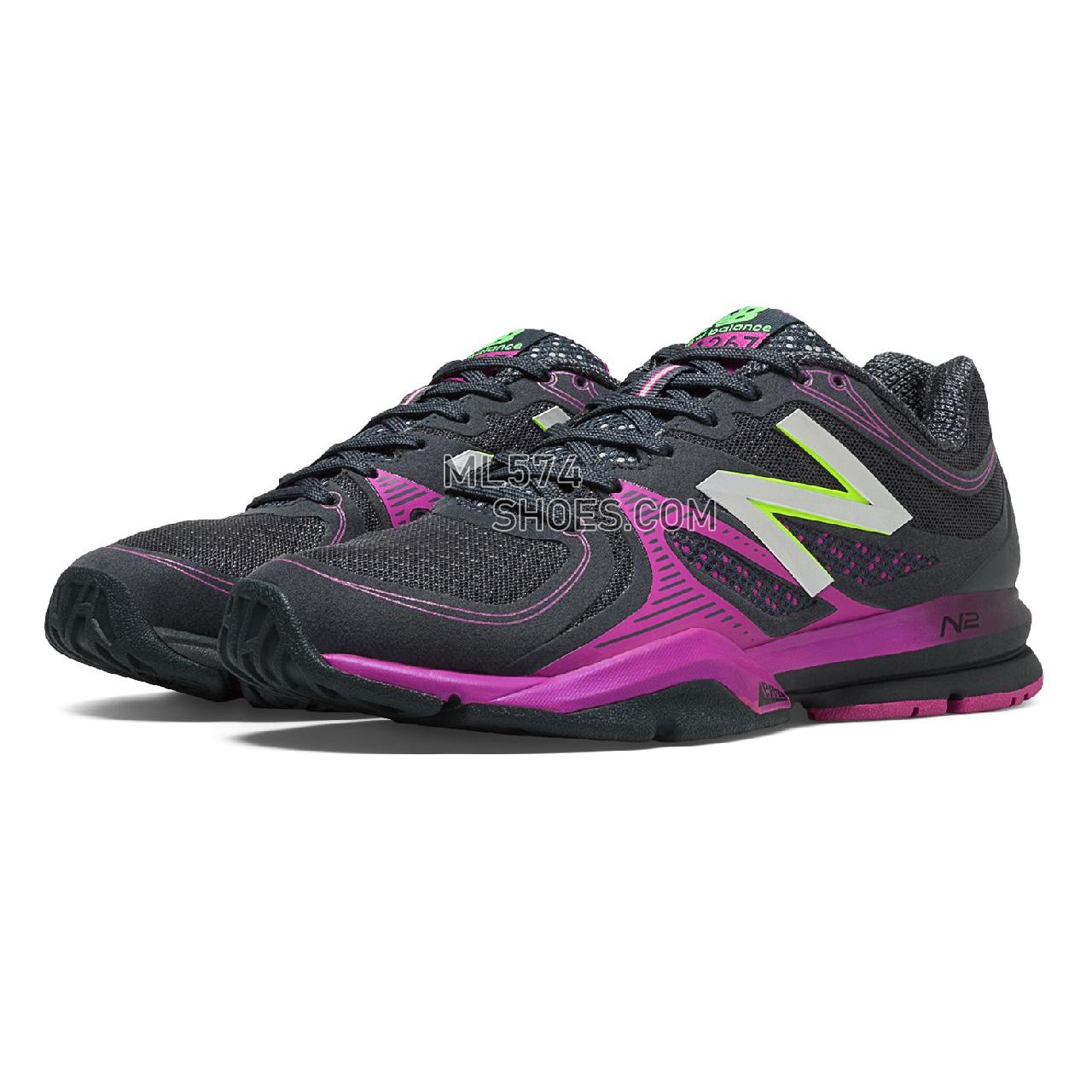 New Balance New Balance 1267 - Women's 1267 - X-training Black with Purple Cactus Flower - WX1267BP