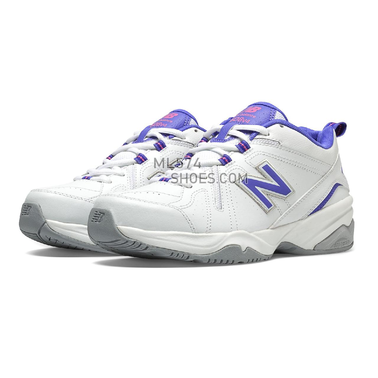 New Balance Womens New Balance 608v4 - Women's 608 - X-training White with Twilight - WX608V4T