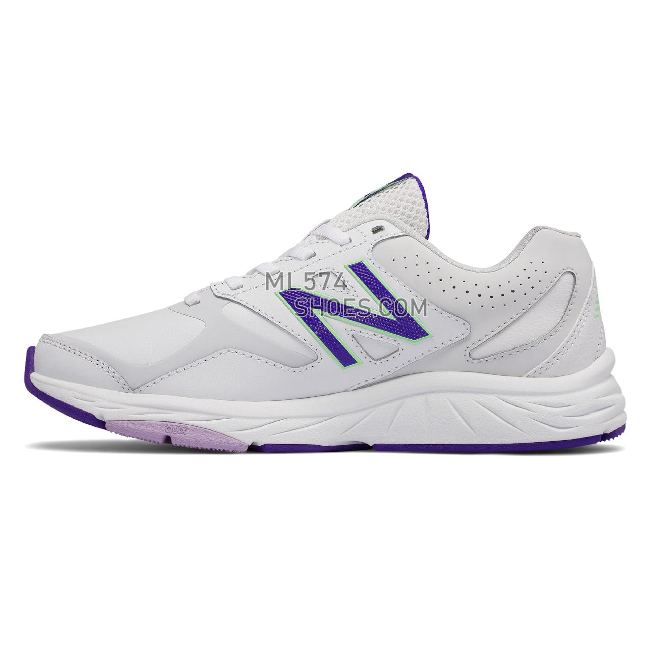 New Balance New Balance 824 Trainer - Women's 824 - X-training White with Deep Violet - WX824WV1