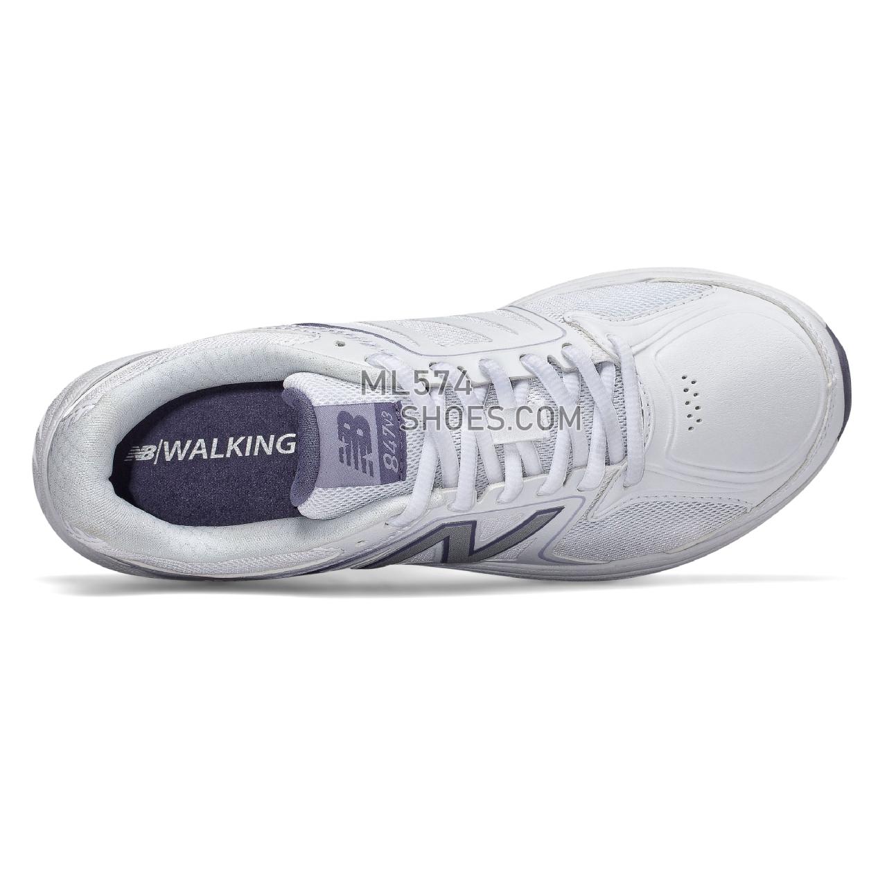 New Balance Womens 847v3 - Women's 847 - Walking White with Grey - WW847WT3