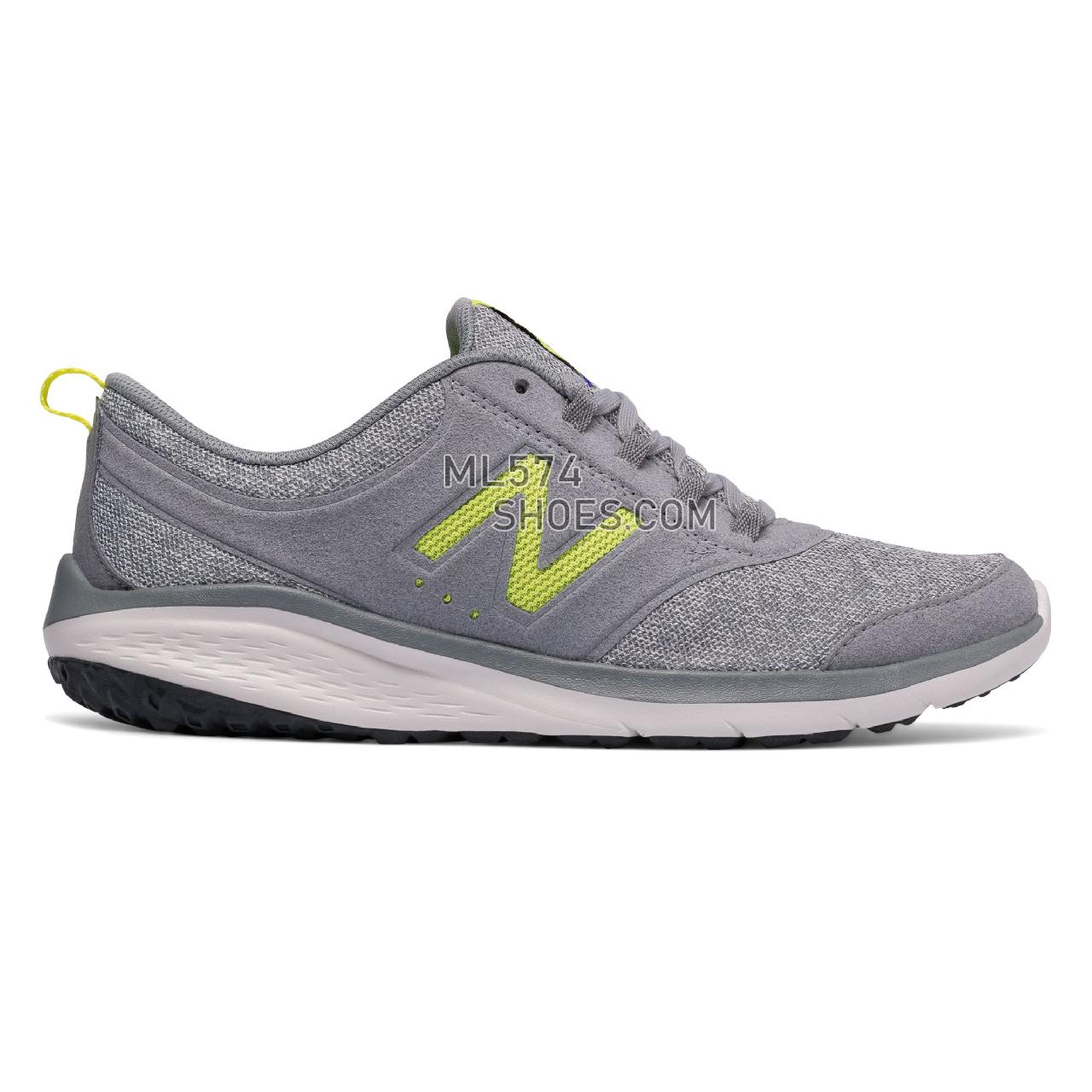 New Balance 85 - Women's 85 - Walking Grey with Yellow - WA85GY1