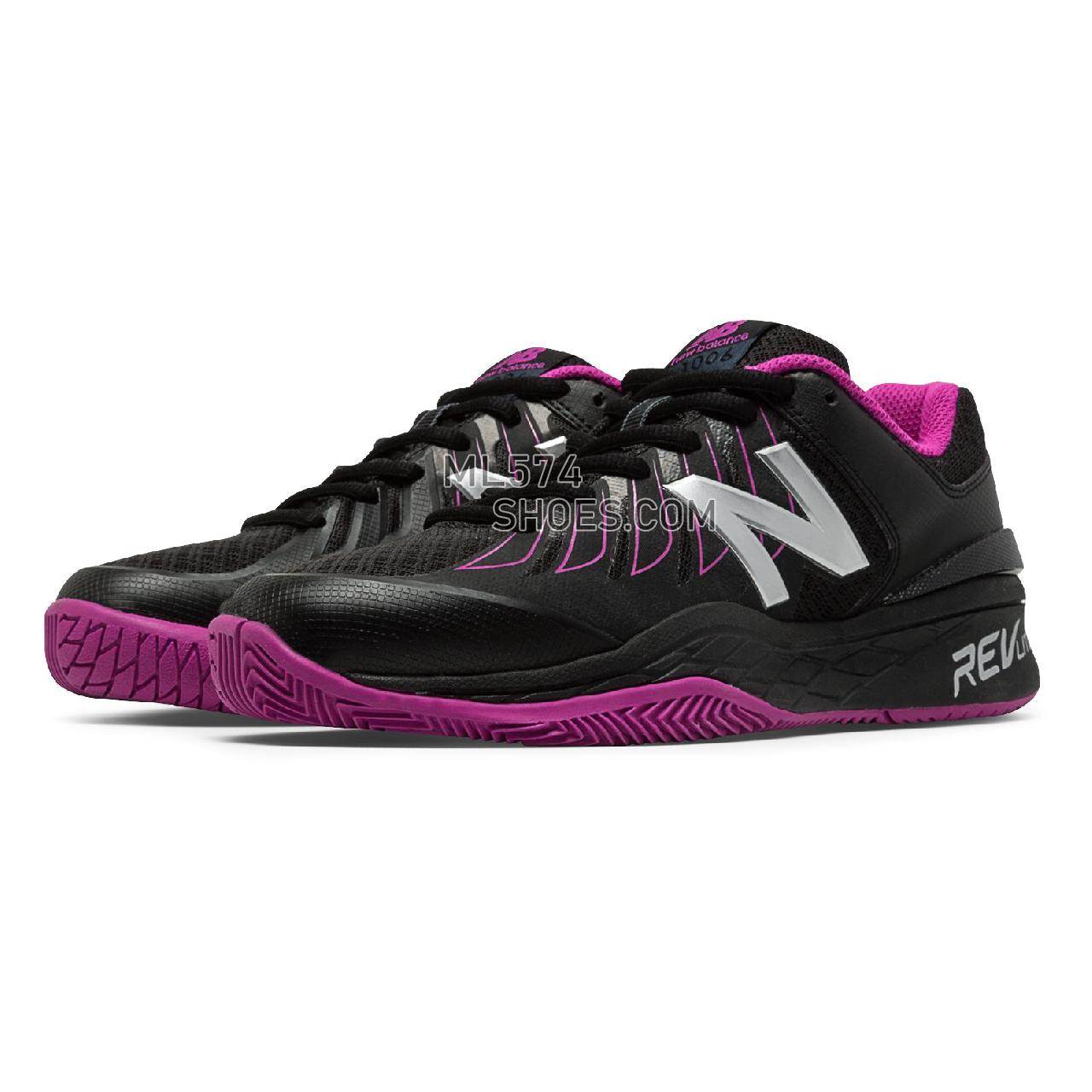 New Balance New Balance 1006 - Women's 1006 - Tennis / Court Black with Pink Zing - WC1006WR