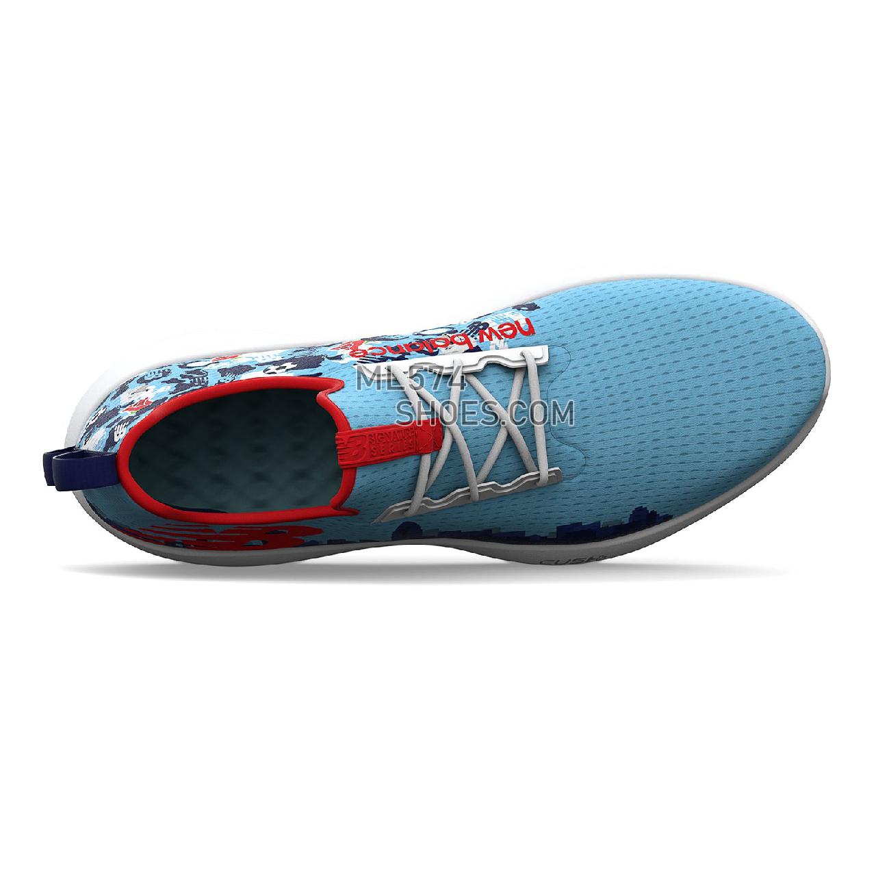 New Balance NB RCVRY - Women's  - Lacrosse Clear Sky with Red - WRCVRYBF