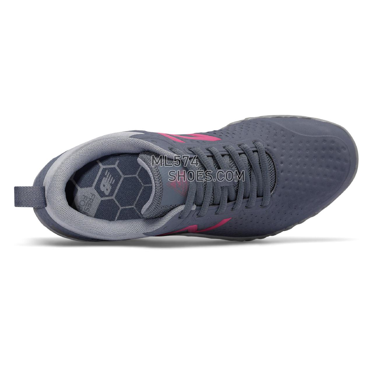 New Balance Slip Resistant Fresh Foam 806 - Women's 806 - Industrial Grey with Pink - WID806G1
