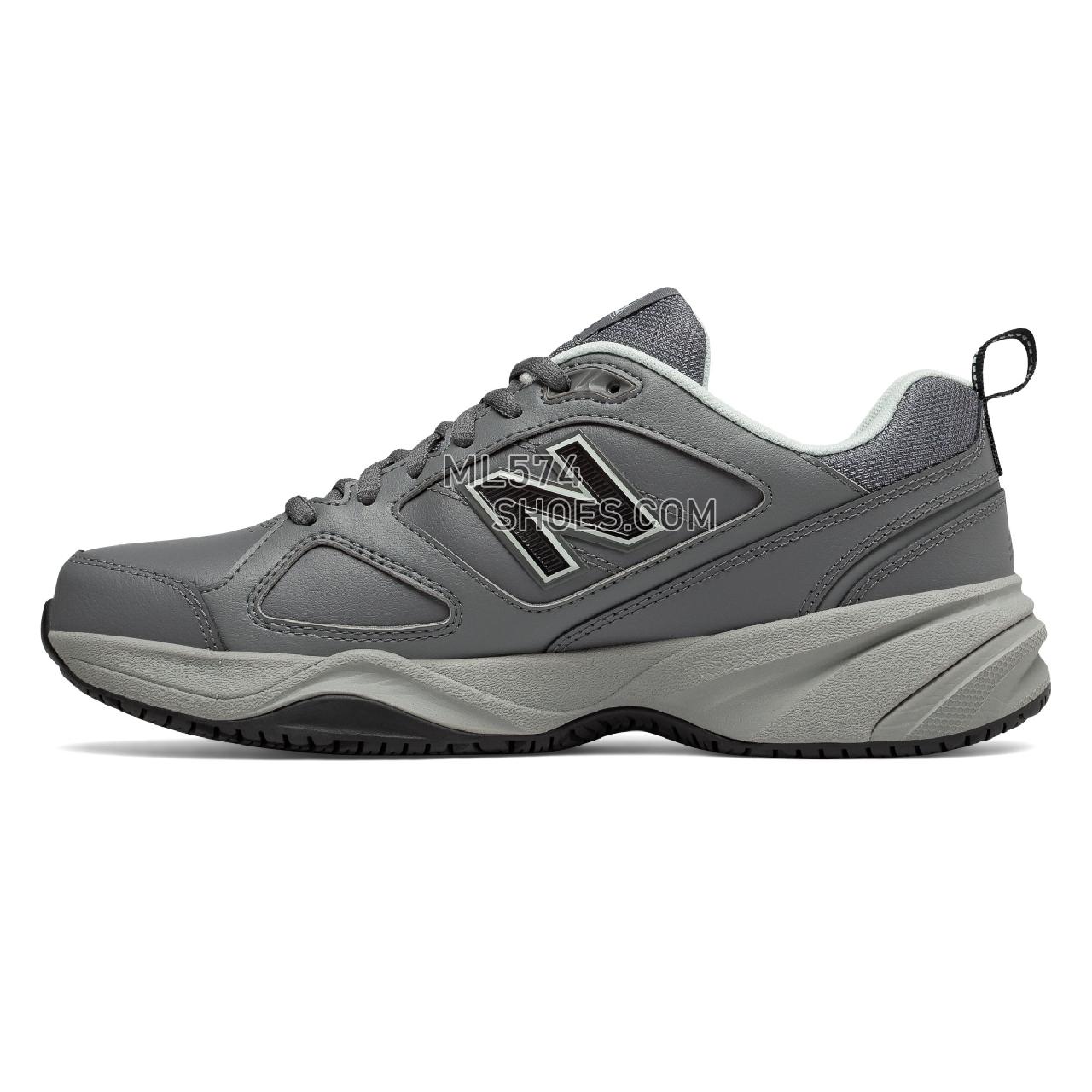 New Balance Slip Resistant 626v2 - Women's 626 - Industrial Grey with Navy - WID626D2