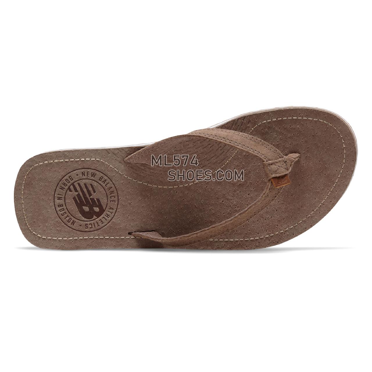 New Balance Classic Thong - Women's 6078 - Sandals Tan with Gum - W6078BRGM