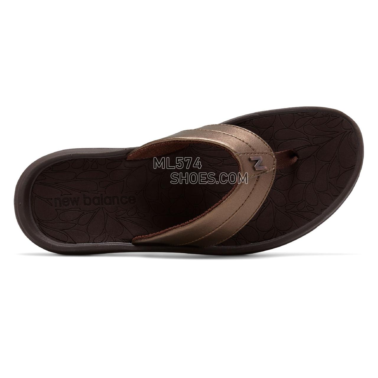 New Balance Revive Thong - Women's 6088 - Sandals Bronze - W6088BRZ