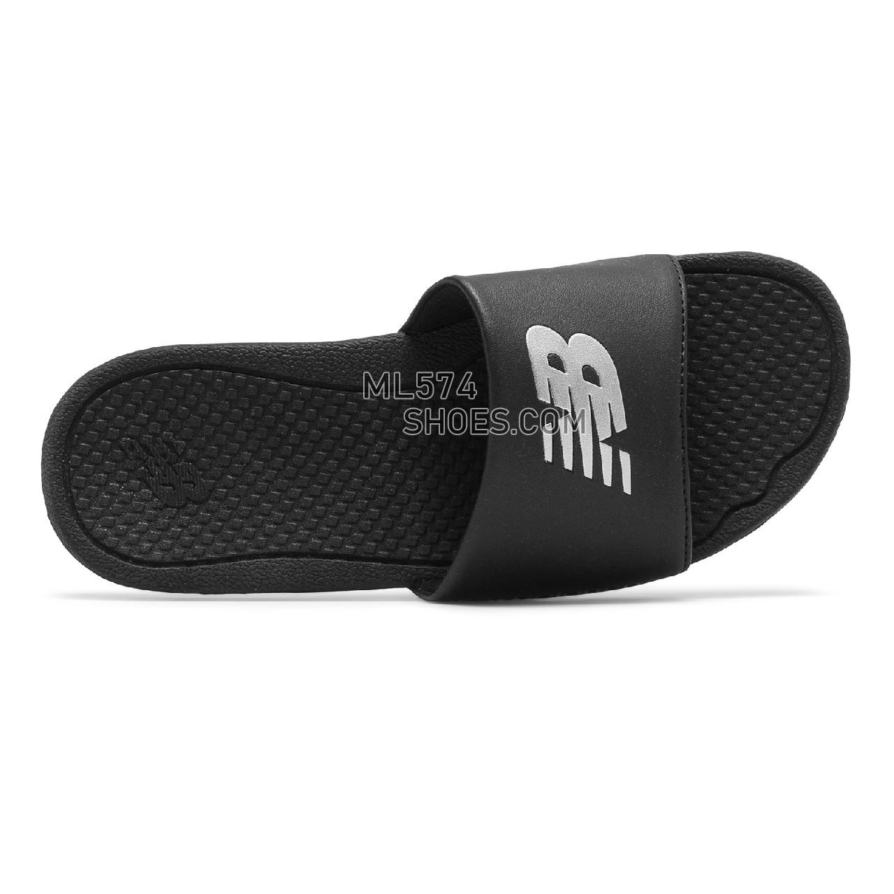 New Balance NB Pro Slide - Women's 3068 - Sandals Black with White - W3068BKW