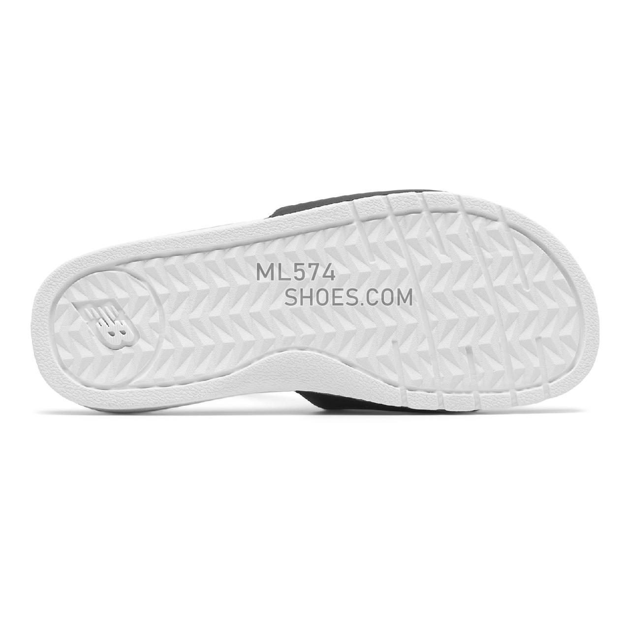 New Balance NB Pro Slide - Women's 3068 - Sandals Black with White - W3068BKW
