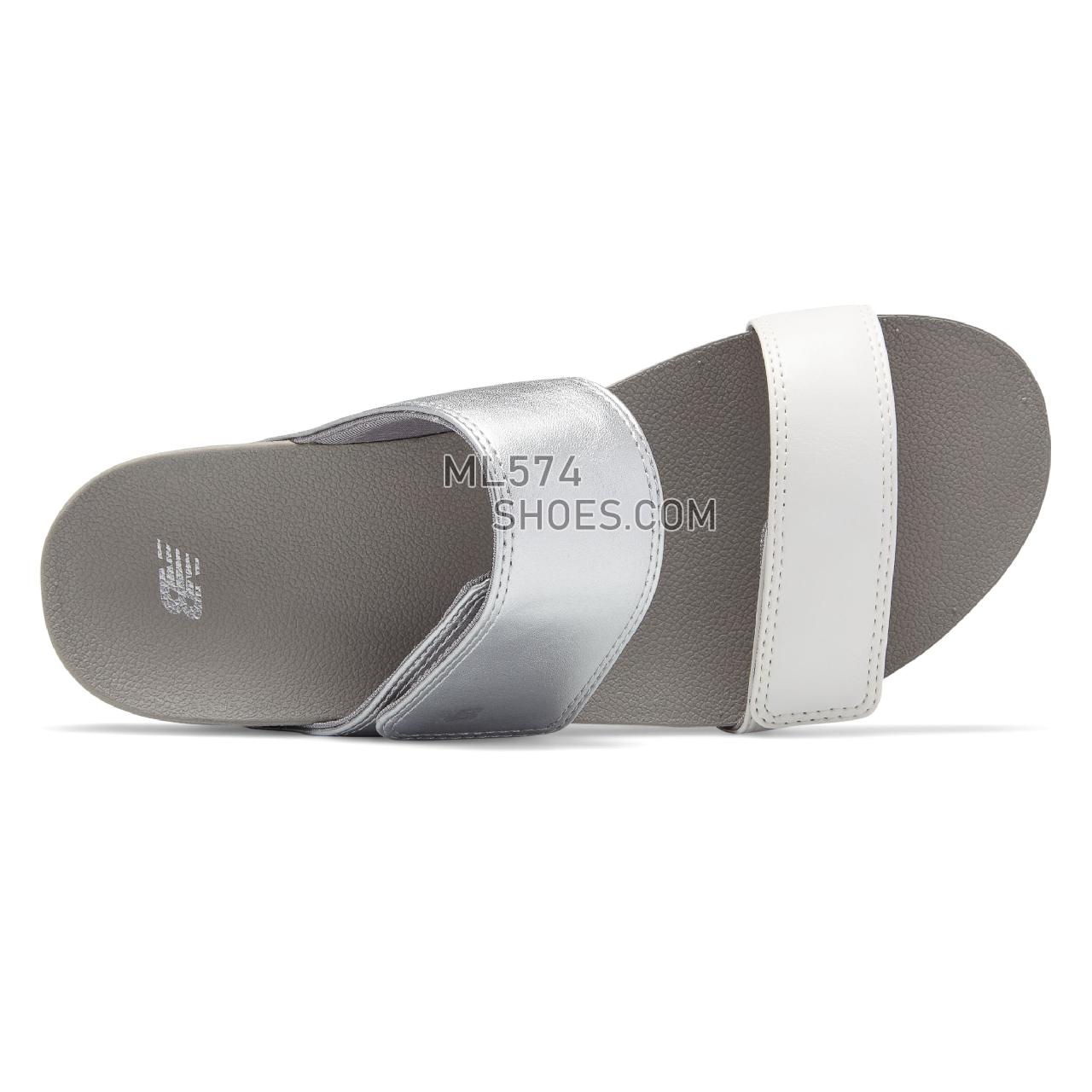 New Balance City Slide - Women's 3100 - Sandals Silver - WR3100SL