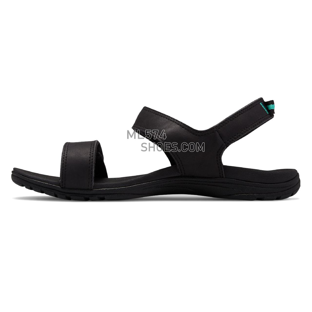 New Balance Traverse Leather Sandal - Women's 2102 - Sandals Black - WR2102BK