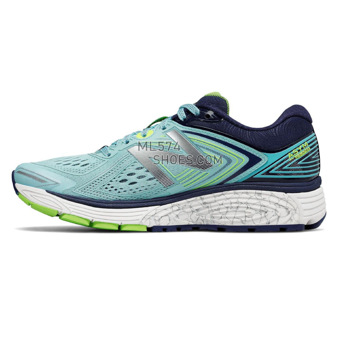 New Balance 860v8 - Women's 860 - Running Sea Spray with Pigment and Energy Lime - W860BN8