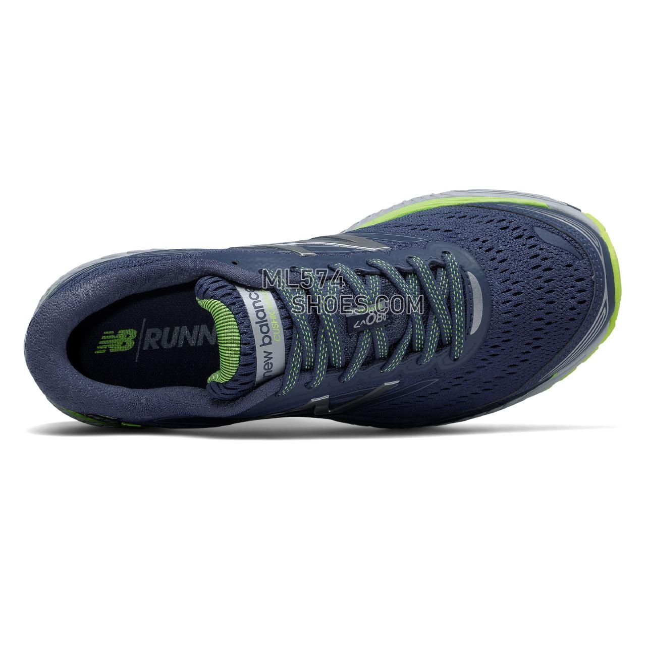 New Balance 880v7 GTX - Women's 880 - Running Vintage Indigo with Cyclone and Lime Glo - W880BX7