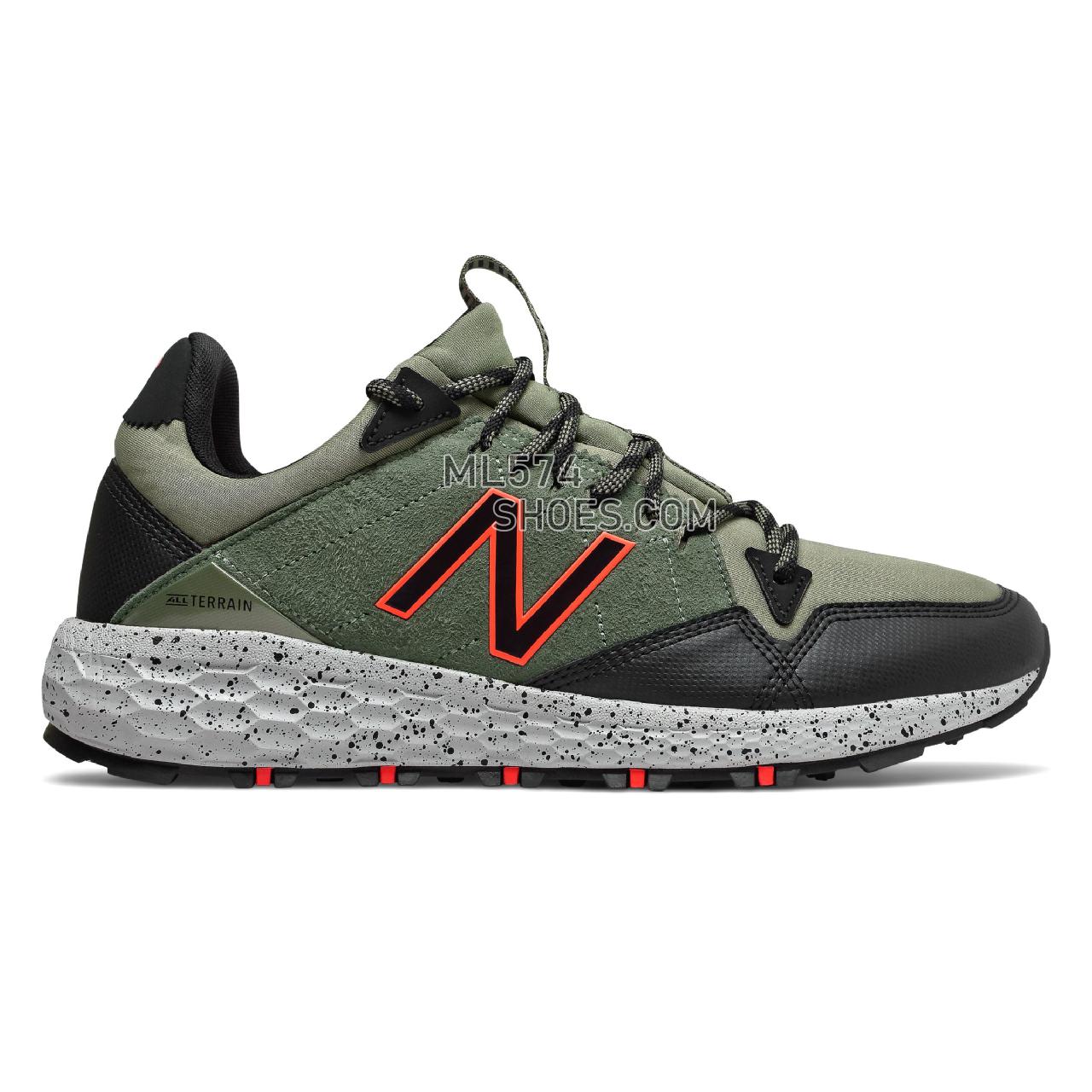 New Balance Fresh Foam Crag Trail - Men's Trail Running - Faded Rosin with Mineral Green and Black - MTCRGLG1