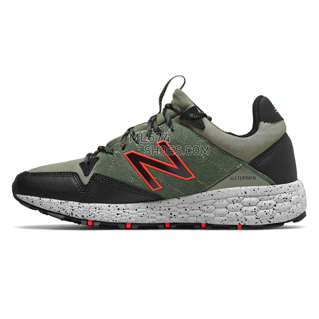 New Balance Fresh Foam Crag Trail - Men's Trail Running - Faded Rosin with Mineral Green and Black - MTCRGLG1