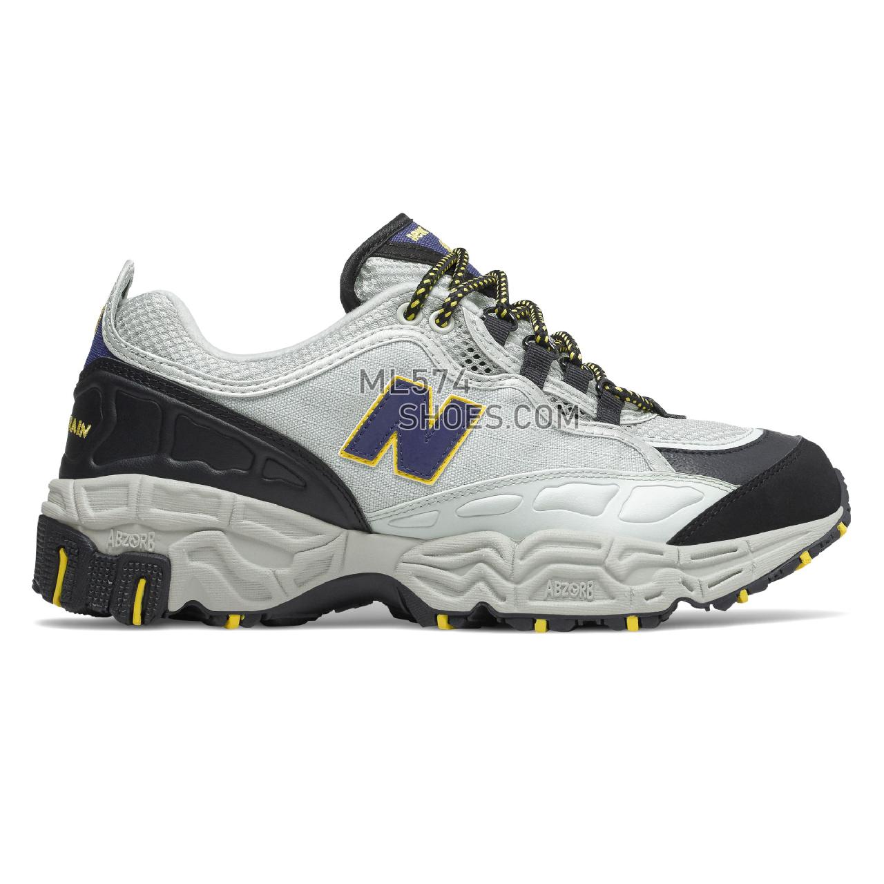 New Balance 801 - Men's Trail Running - Grey with Black and Yellow - M801AT