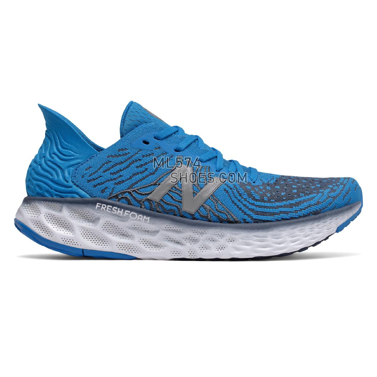 New Balance Fresh Foam 1080v10 - Men's Neutral Running - Vision Blue with Vintage Indigo and Grey - M1080B10