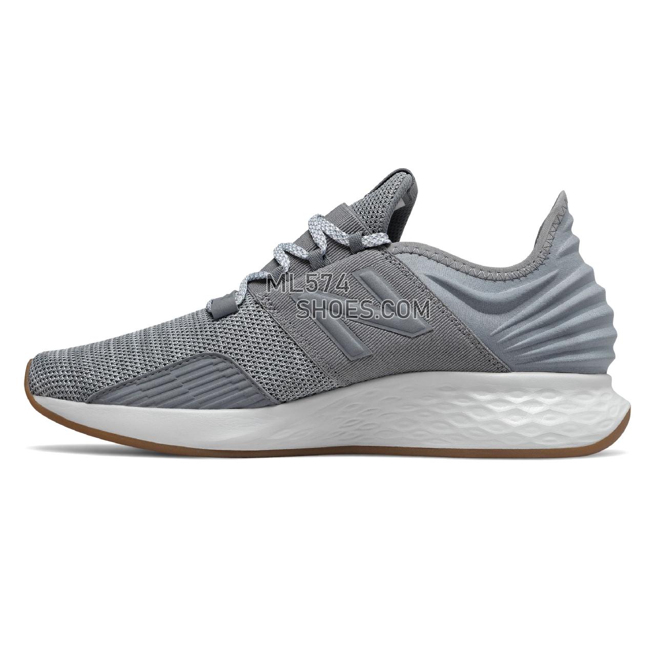 New Balance Fresh Foam Roav Knit - Men's Neutral Running - Gunmetal with Summer Fog - MROAVKG