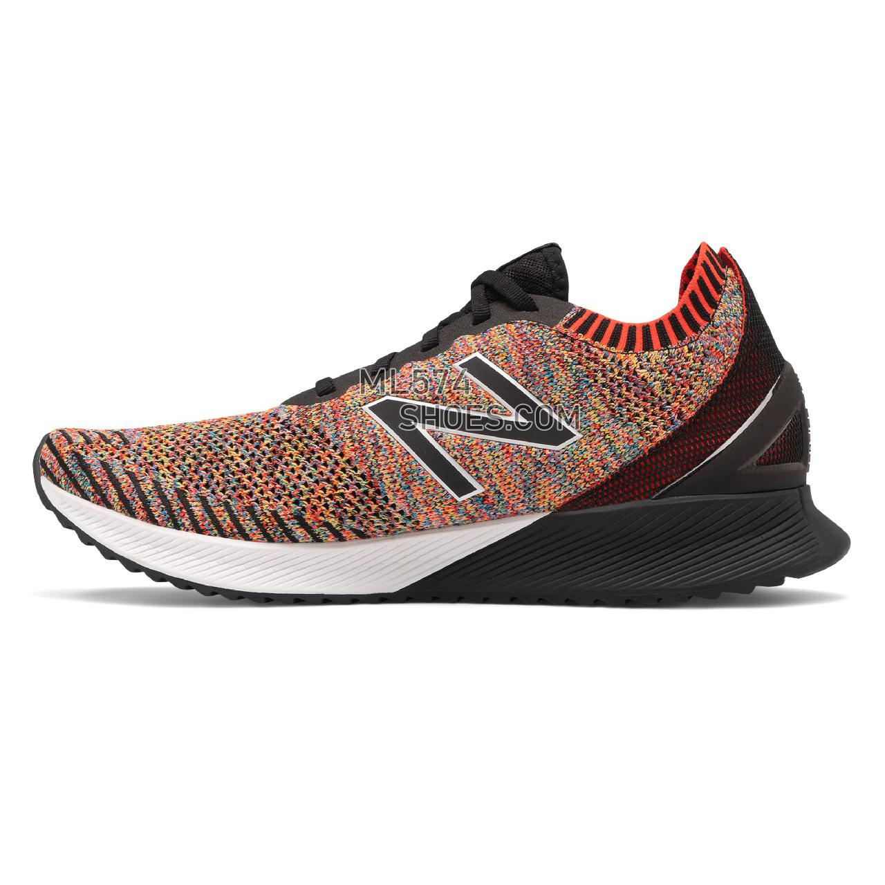 New Balance FuelCell Echo - Men's Neutral Running - Neo Flame with Sulphur Yellow and Vision Blue - MFCECCM