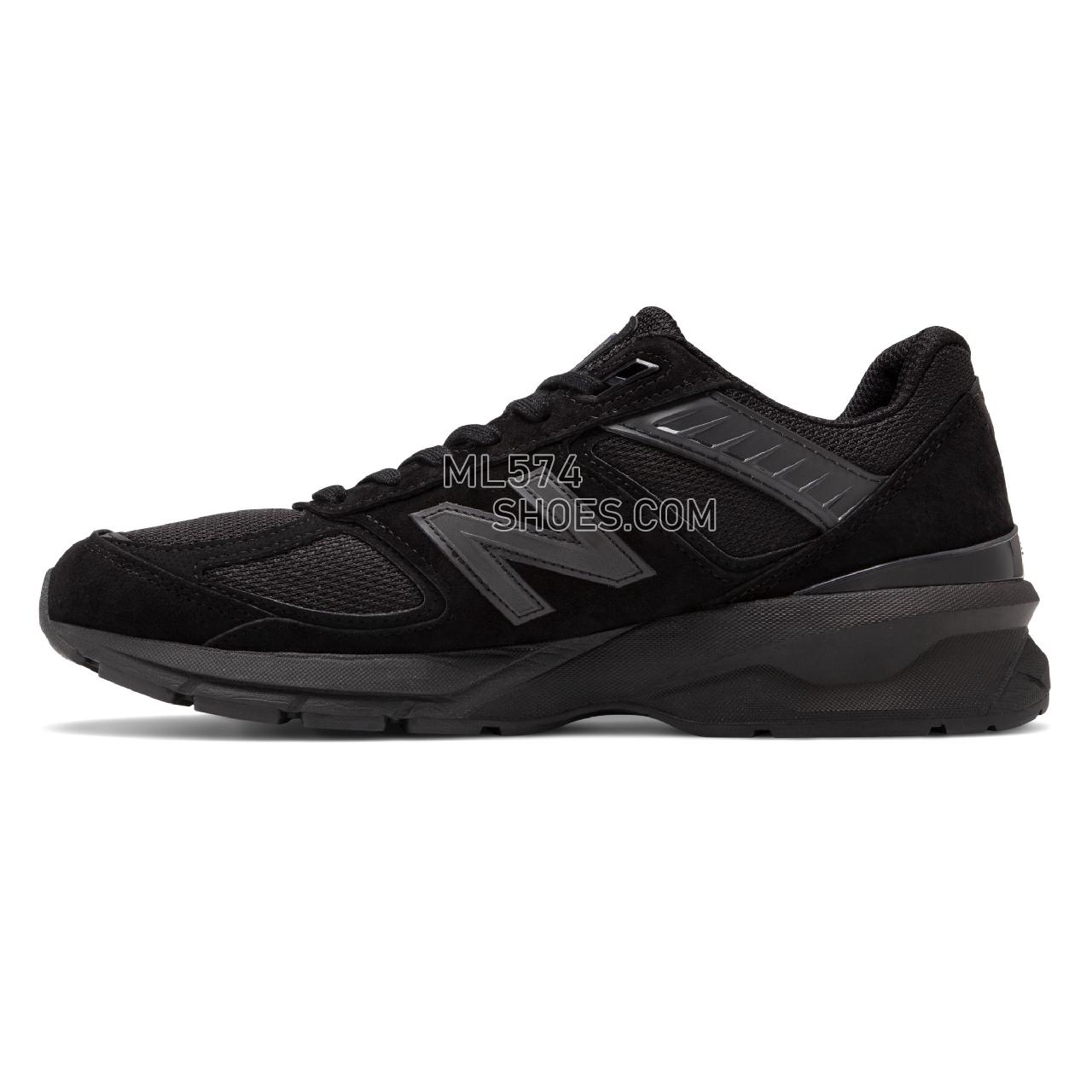 New Balance Made in US 990v5 - Men's Neutral Running - Black - M990BB5