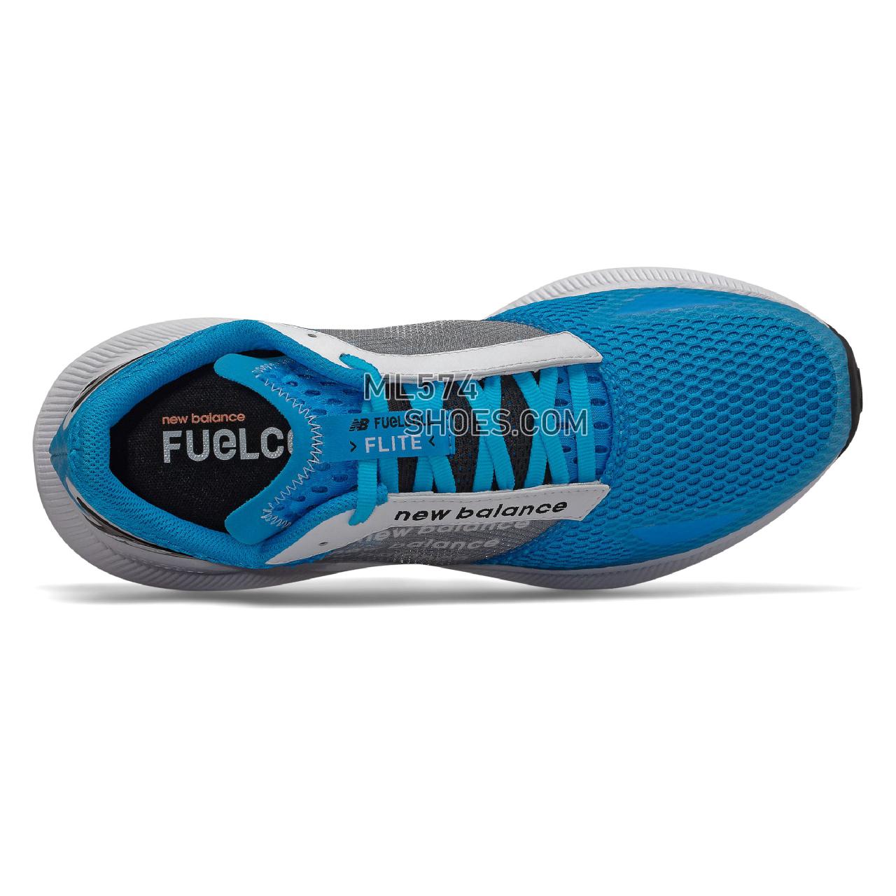 New Balance FuelCell Flite - Men's Neutral Running - Vision Blue with White and Black - MFCFLLV