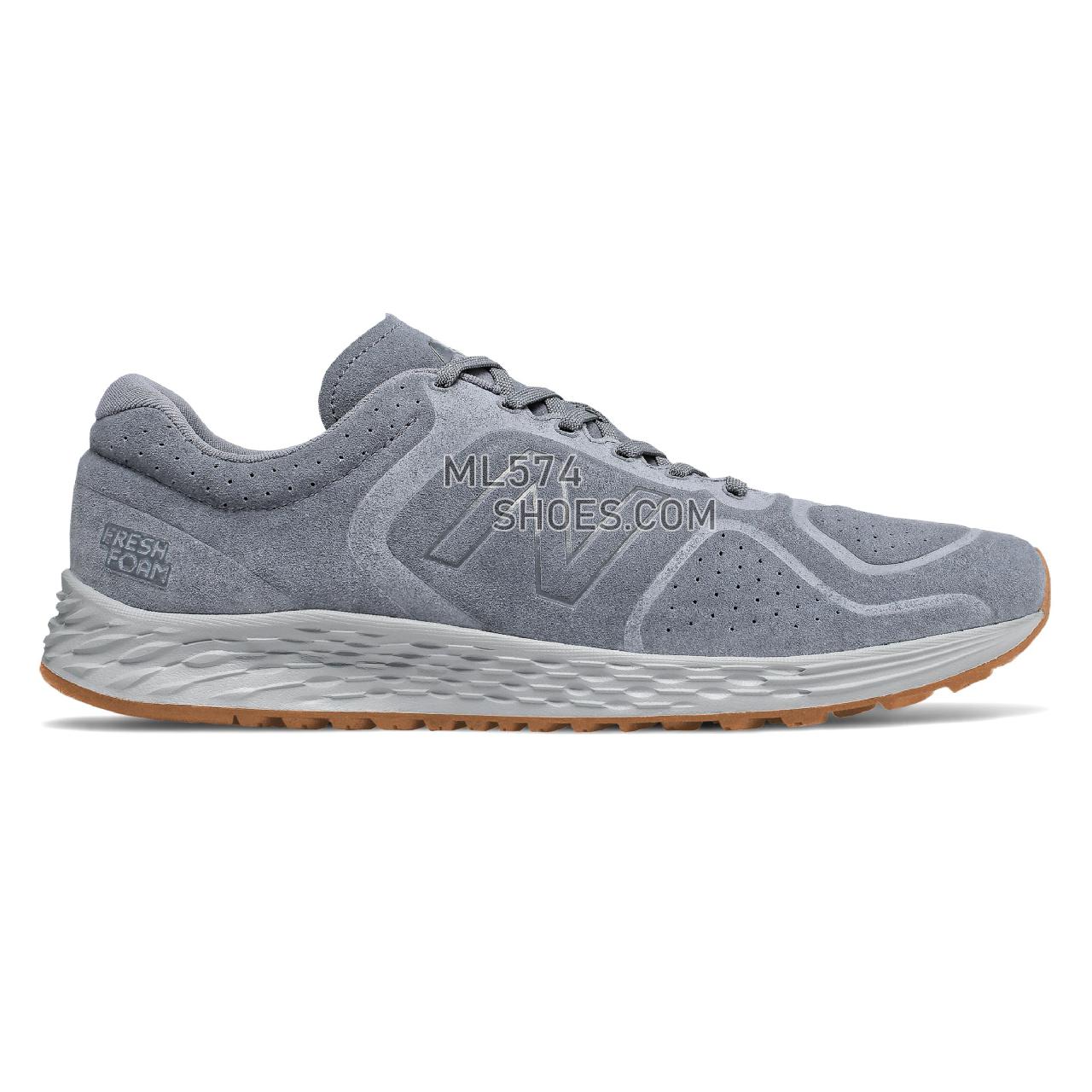 New Balance Fresh Foam Arishi v2 - Men's Neutral Running - Grey with Black - MARISST2