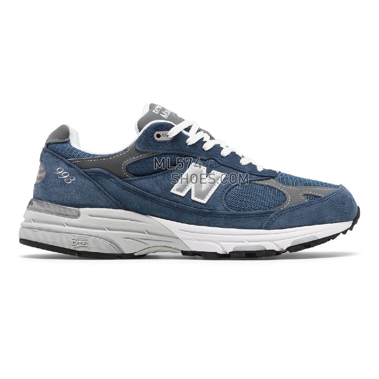 New Balance Made in US 993 - Men's Neutral Running - Vintage Indigo with Grey - MR993VI