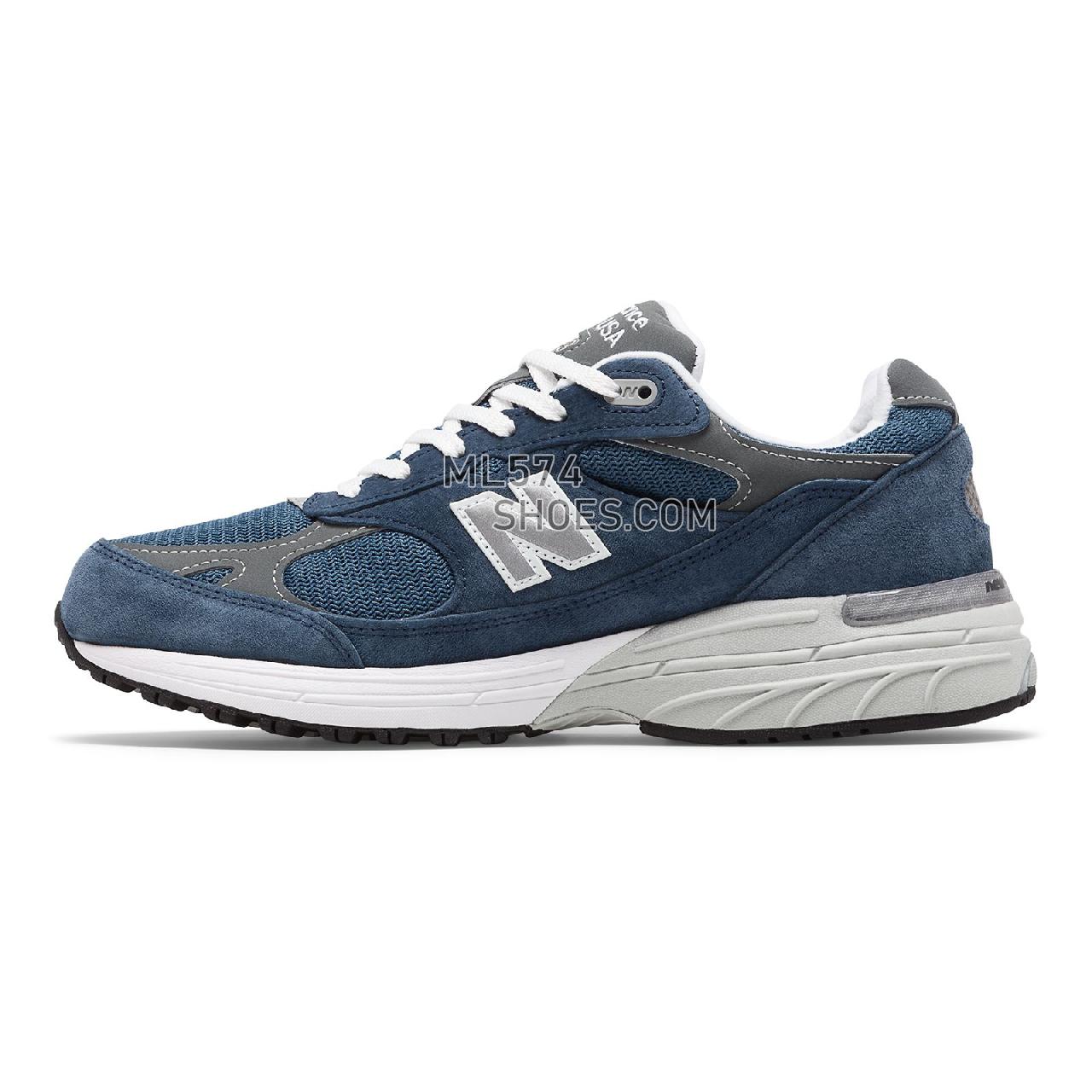 New Balance Made in US 993 - Men's Neutral Running - Vintage Indigo with Grey - MR993VI