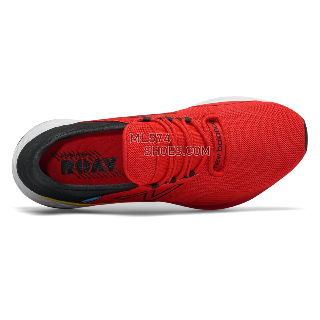 New Balance Fresh Foam Roav Boundaries - Men's Neutral Running - Velocity Red with Black - MROAVBR