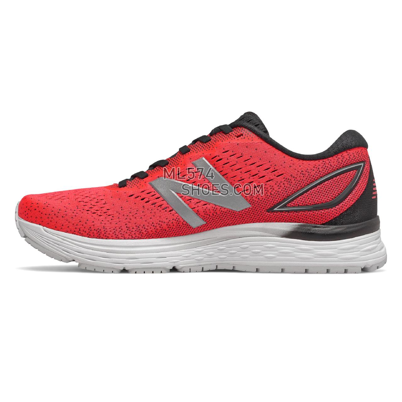 New Balance 880v9 - Men's Neutral Running - Energy Red with Black and White - M880RW9