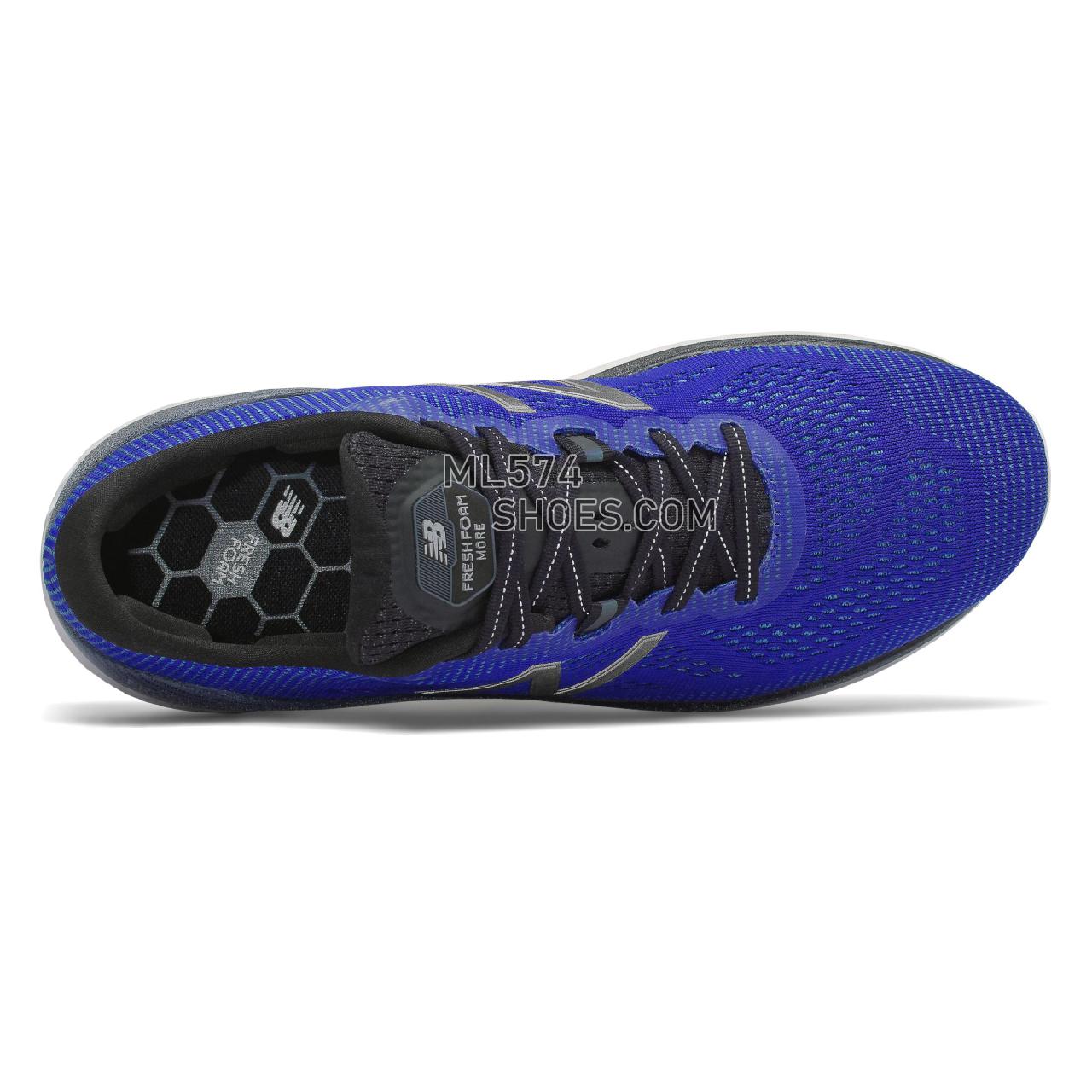 New Balance Fresh Foam More - Men's Neutral Running - UV Blue with Black - MMORLB