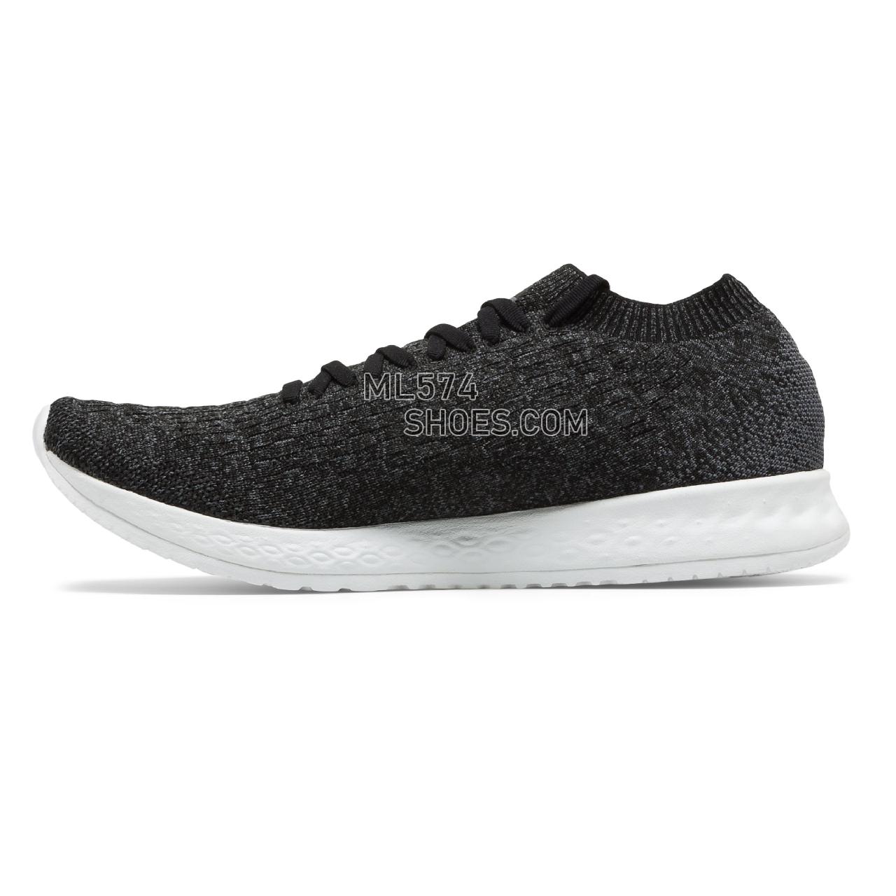 New Balance Fresh Foam Zante Solas - Men's Neutral Running - Black with Lead and White - MZANSBB