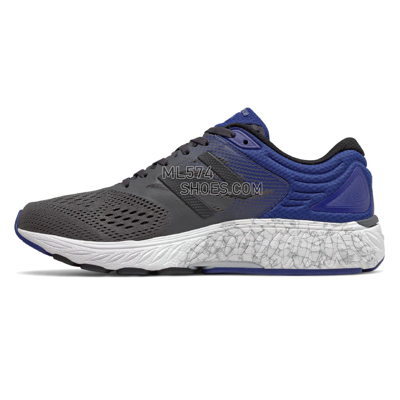 New Balance 940v4 - Men's Stability Running - Magnet with Marine Blue - M940GB4