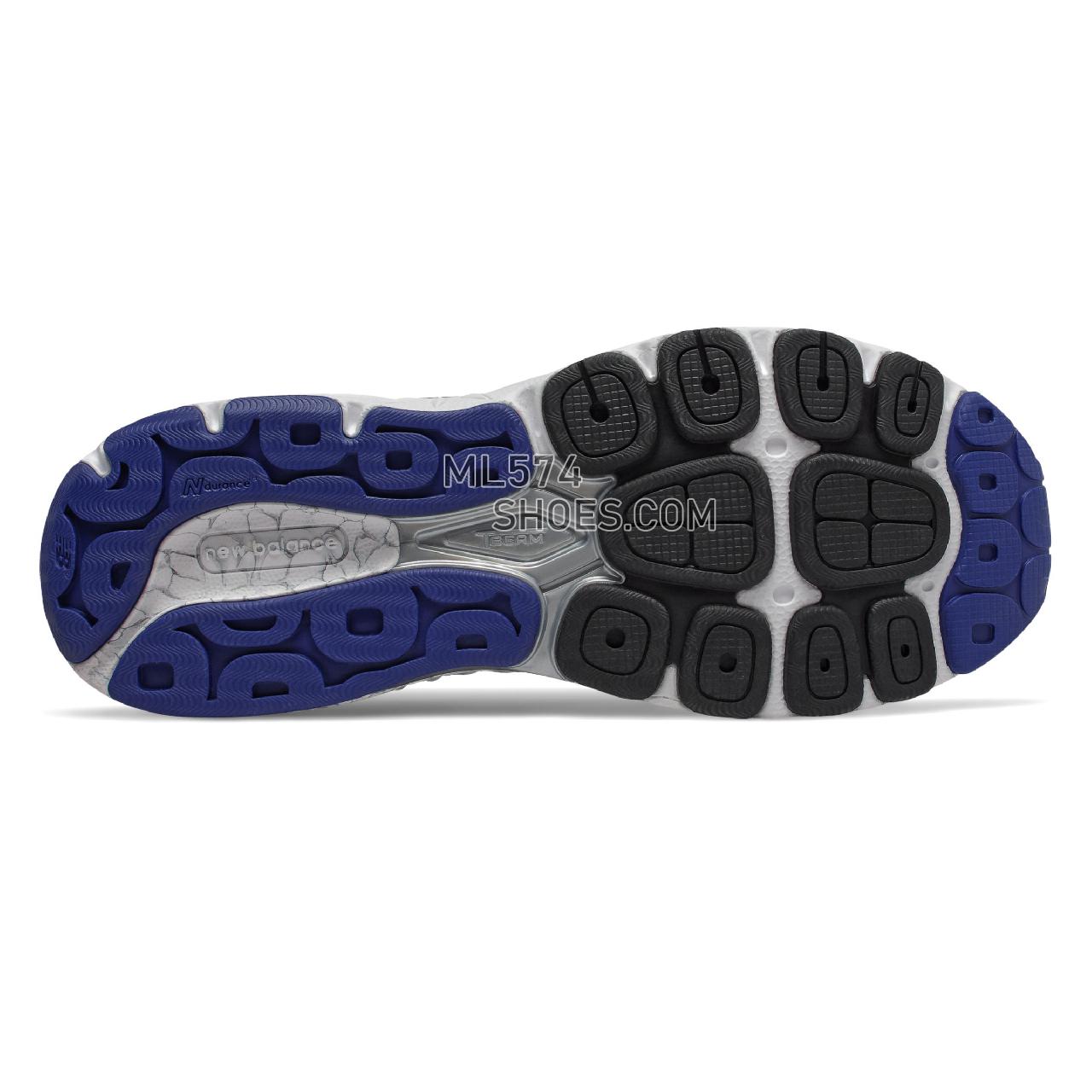 New Balance 940v4 - Men's Stability Running - Magnet with Marine Blue - M940GB4
