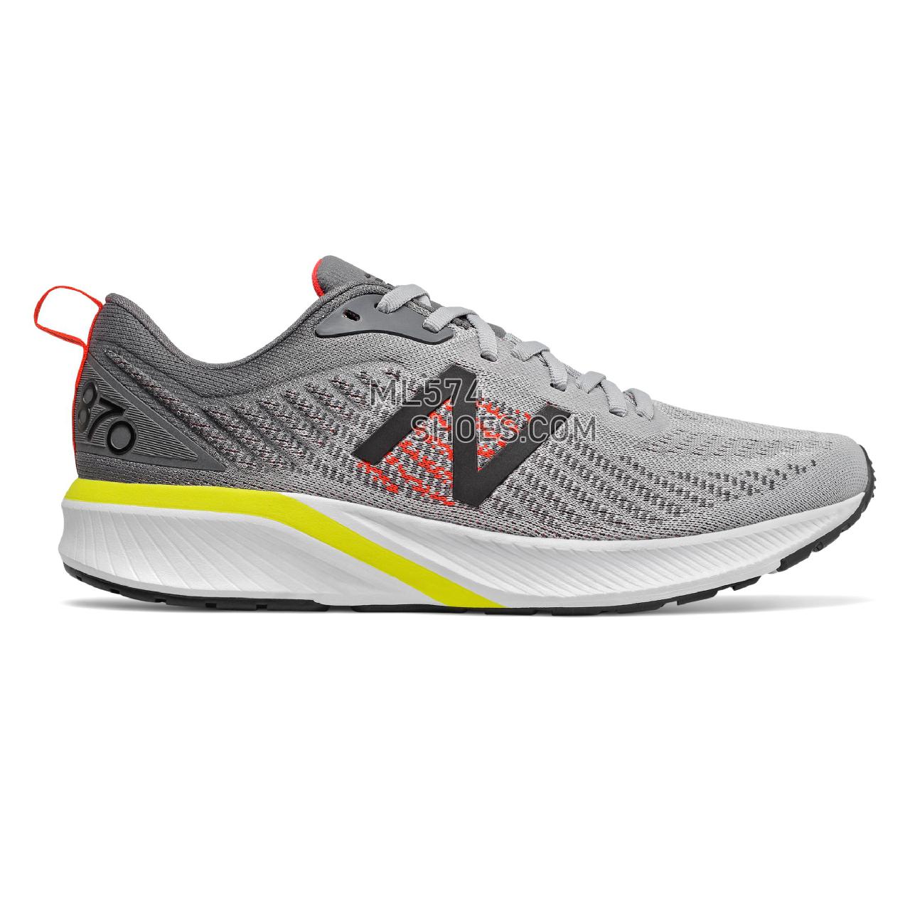 New Balance 870v5 - Men's Stability Running - Silver Mink with Lead - M870GM5
