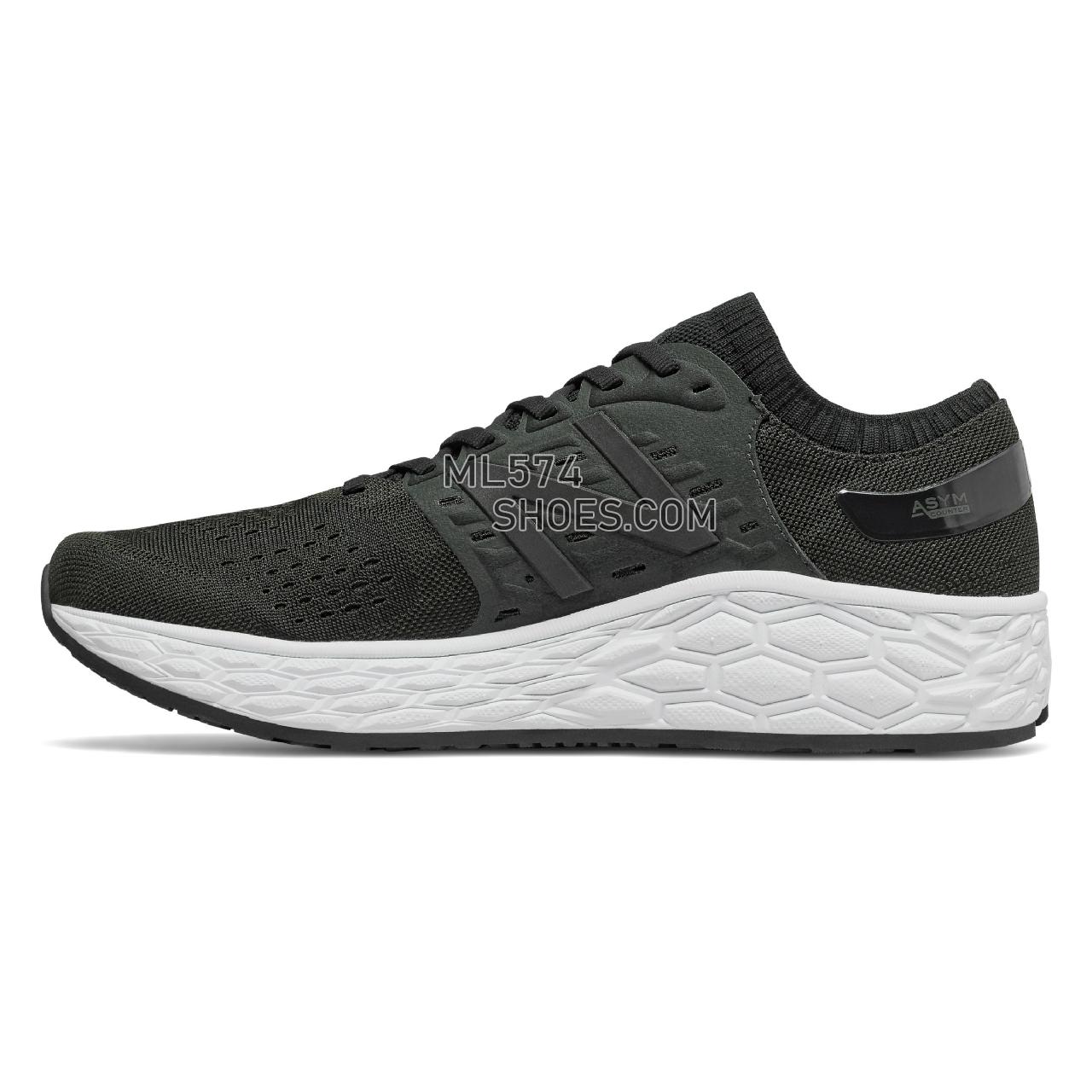 New Balance Fresh Foam Vongo v4 - Men's Stability Running - Black with Black Metallic - MVNGOBK4