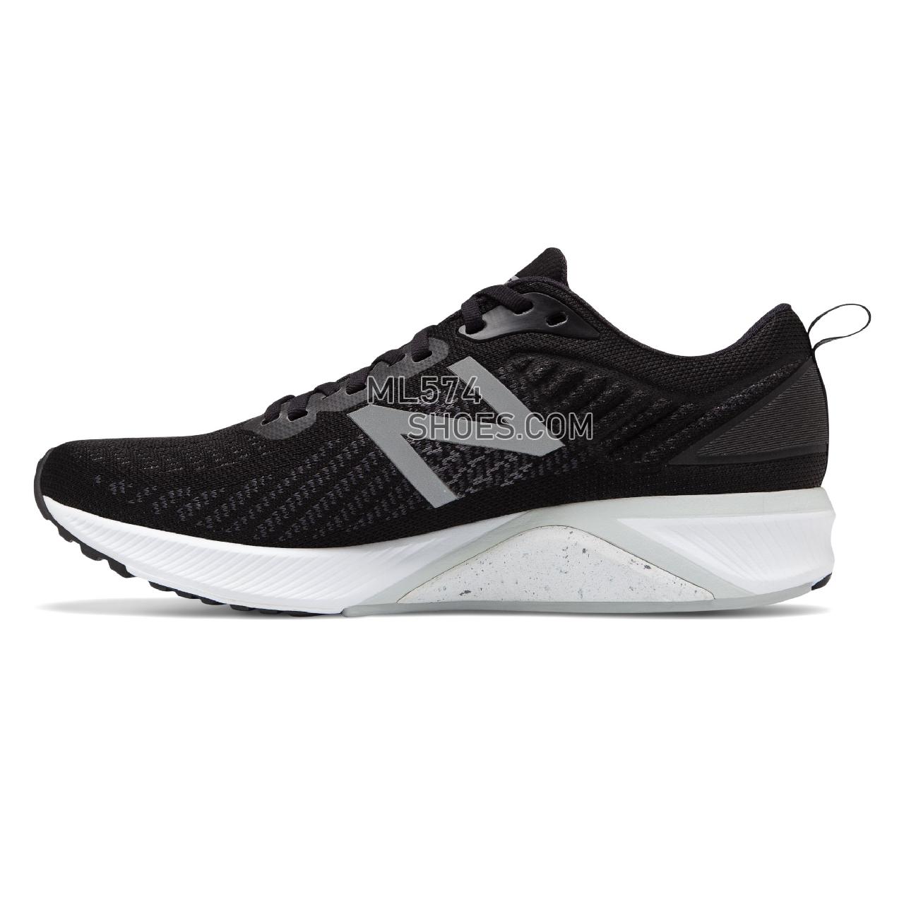 New Balance 870v5 - Men's Stability Running - Black with White and Orca - M870BW5