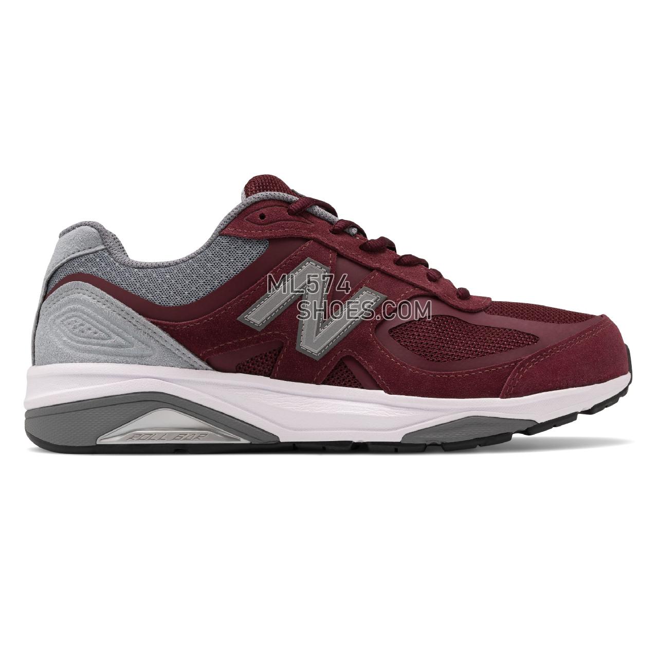 New Balance Made in US 1540v3 - Men's Motion Control Running - Burgundy with Grey - M1540BG3