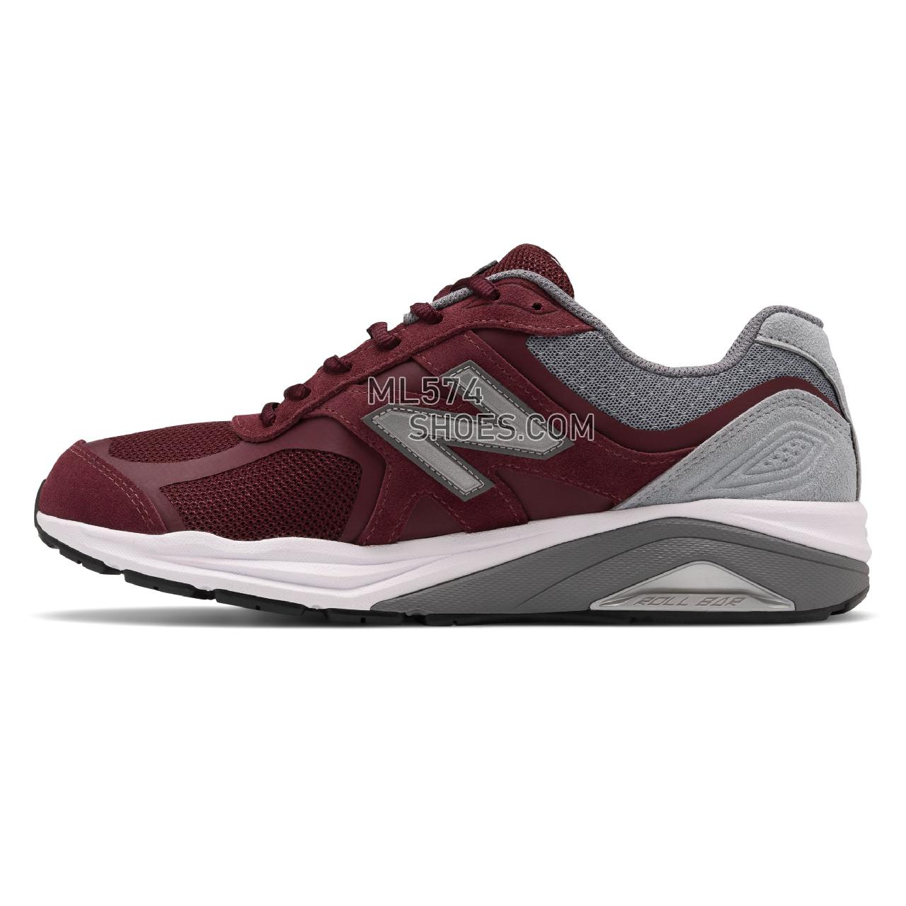 New Balance Made in US 1540v3 - Men's Motion Control Running - Burgundy with Grey - M1540BG3