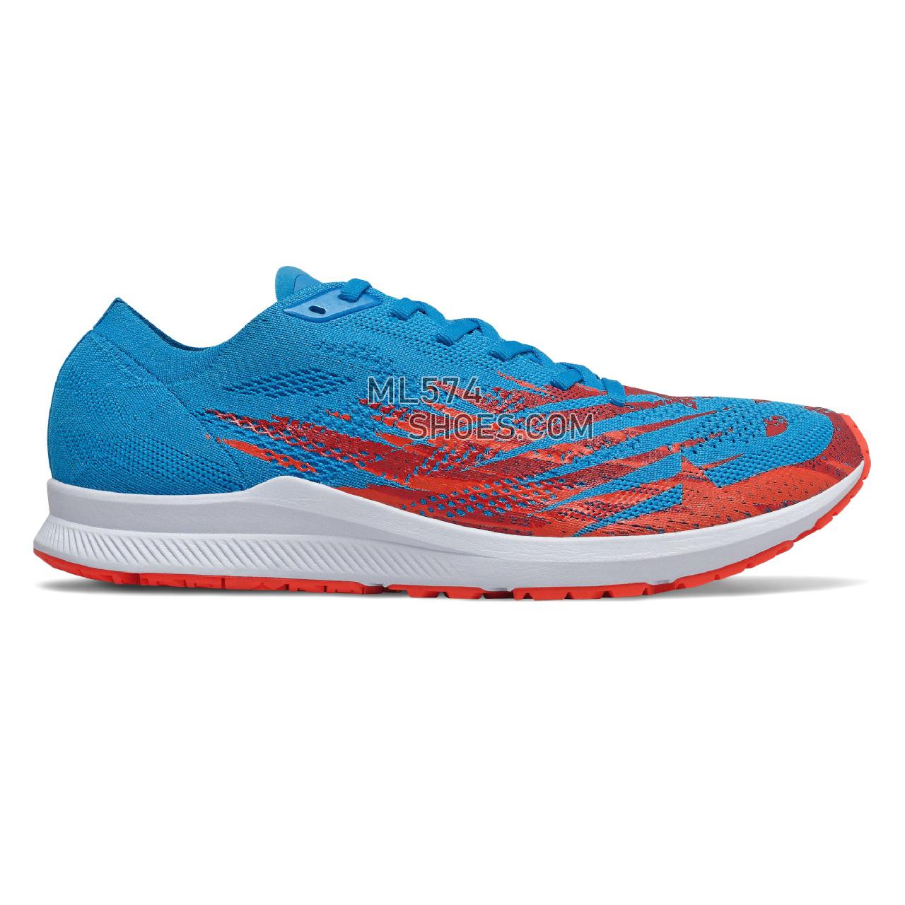 New Balance 1500v6 - Men's Race Running - Vision Blue with Neo Flame - M1500BR6