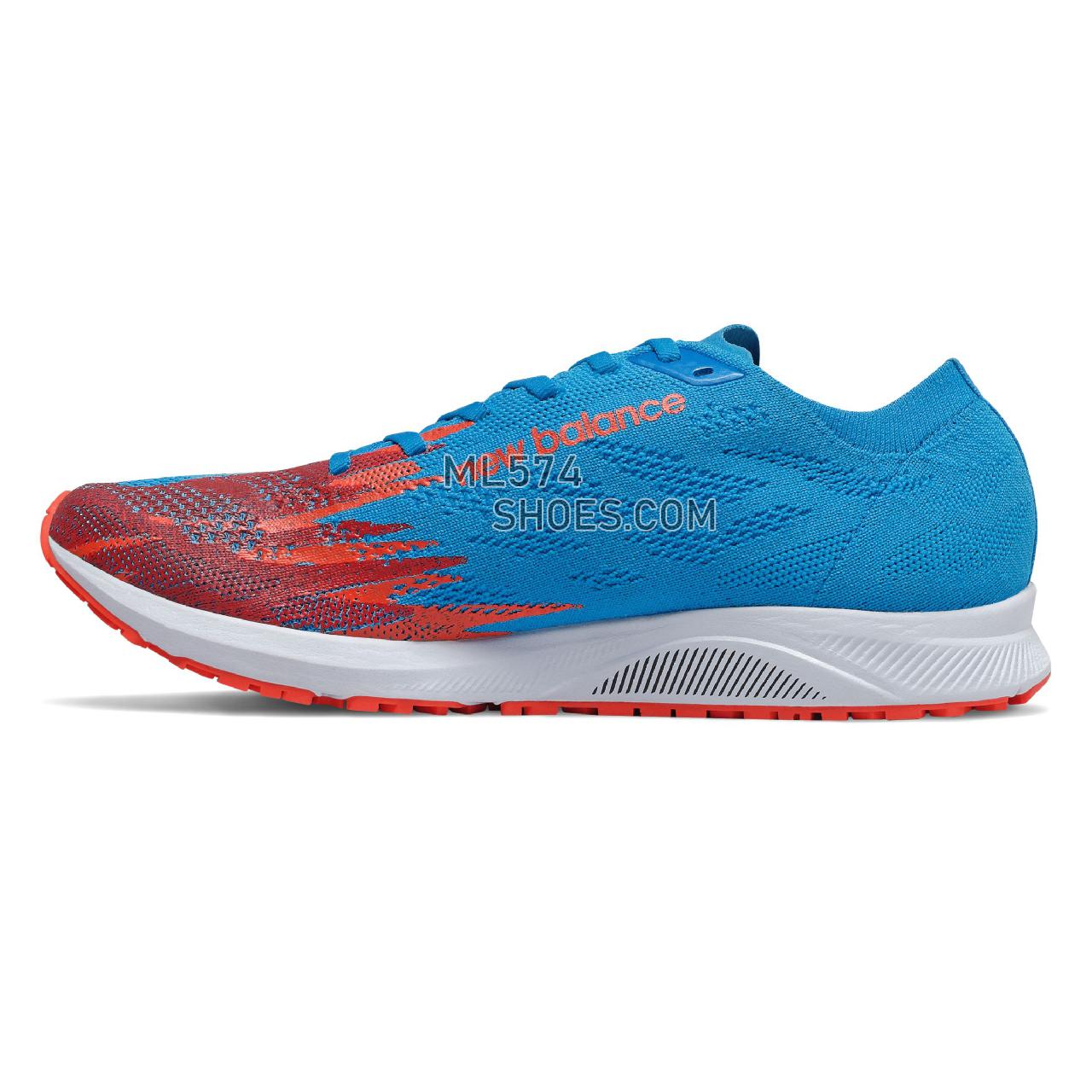 New Balance 1500v6 - Men's Race Running - Vision Blue with Neo Flame - M1500BR6