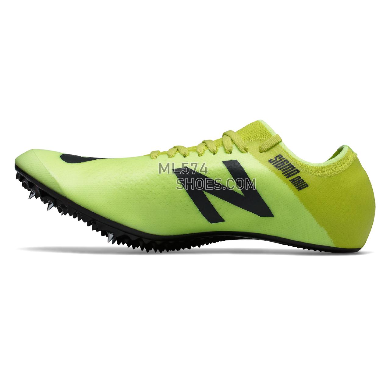 New Balance Sigma Aria - Men's Race Running - Sulphur Yellow with Black - MSDSGMAY